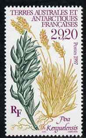 French Southern & Antarctic Territories 1997 Poa Kerguelensis (Plant) unmounted mint SG 373