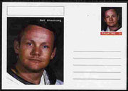 Palatine (Fantasy) Personalities - Neil Armstrong postal stationery card unused and fine