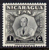 Nicaragua 1954 National Air Force Commemoration - 1c Capt Dean L Ray (aviator) unmounted mint SG 1209