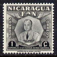 Nicaragua 1954 National Air Force Commemoration - 1c Capt Dean L Ray (aviator) unmounted mint SG 1209
