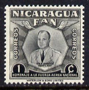 Nicaragua 1954 National Air Force Commemoration - 1c Capt Dean L Ray (aviator) unmounted mint SG 1209