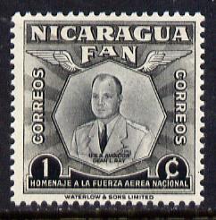 Nicaragua 1954 National Air Force Commemoration - 1c Capt Dean L Ray (aviator) unmounted mint SG 1209