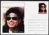Palatine (Fantasy) Personalities - Michael Jackson postal stationery card unused and fine