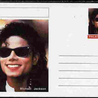 Palatine (Fantasy) Personalities - Michael Jackson postal stationery card unused and fine
