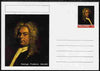Palatine (Fantasy) Personalities - George Frederic Handel (Composer) postal stationery card unused and fine