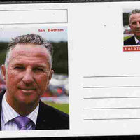 Palatine (Fantasy) Personalities - Ian Botham (cricket) postal stationery card unused and fine
