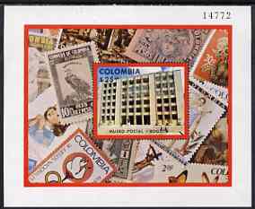 Colombia 1977 Opening of Postal Museum perf m/sheet unmounted mint, SG MS 1415