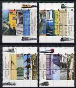 Israel 1992 Centenary of Jaffa-Jerusalem Railway perf set of 4 unmounted mint with tabs, SG 1170-73