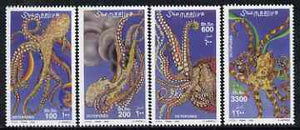 Somalia 2000 Octopus perf set of 4 unmounted mint, Michel 828-31