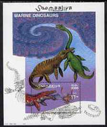 Somalia 2000 Prehistoric Animals (Marine) perf m/sheet unmounted mint, Mi BL 71