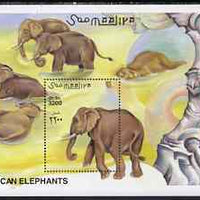Somalia 2000 Elephants perf m/sheet unmounted mint, Michel BL74