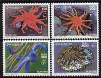 Somalia 2001 Marine Life - Starfish perf set of 4 unmounted mint, Michel 896-99