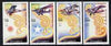Somalia 2001 Aircraft - Transcontinental Flights perf set of 4 unmounted mint, Michel 906-909