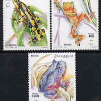 Somalia 2002 Frogs perf set of 3 unmounted mint Michel 955-7