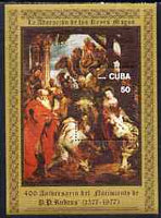 Cuba 1977 400th Birth Anniversary of Peter Paul Rubens perf m/sheet unmounted mint, SG MS 2414
