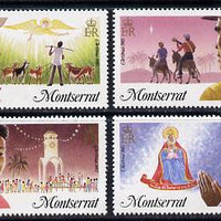 Montserrat 1985 Christmas set of 4 unmounted mint, SG 665-8