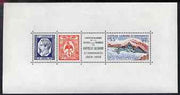 New Caledonia 1960 Postal Centenary perf m/sheet unmounted mint, SG MS364a