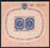Colombia 1959 Centenary of First Extra Rapido Stamp imperf m/sheet unmounted mint, SG MS 997
