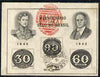Brazil 1943 Stamp Centenary imperf m/sheet fine used, SG MS 682a