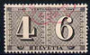 Switzerland 1943 Cantonal Stamp Centenary 10c (4c+6c) fine used with Exhibition cancel SG 430*