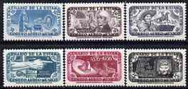 Mexico 1956 Stamp Centenary (Air) set of 6 unmounted mint, SG 937-42