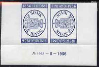 Finland 1956 Stamp Centenary & Exhibition tete-beche pair unmounted mint, SG 560a