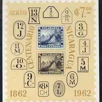Nicaragua 1962 Stamp Centenary imperf m/sheet unmounted mint, SG MS1466a