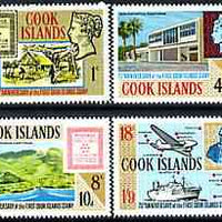 Cook Islands 1967 75th Anniversary of First Postage Stamp perf set of 4 unmounted mint
