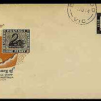 Australia 1954 Western Australia Stamp Centenary on illustrated cover with first day cancel