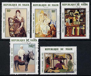 Niger Republic 1981 Birth Centenary of Picasso set of 5 cto used, SG 854-58*