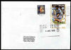 Great Britain 1996 Postal Strike cover to Hong Kong bearing Gugh Island (Great Britain local) opt'd 'Postal Strike Special Delivery £1' cancelled 6 Aug plus HK $1.30,adhesive cancelled 16 October