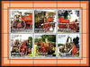 Ivory Coast 2002 Old Fire Engines #1 perf sheetlet containing set of 6 values (top left Bridport) unmounted mint