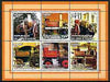 Ivory Coast 2002 Old Fire Engines #2 perf sheetlet containing set of 6 values (lower right Gosforth) unmounted mint