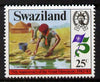 Swaziland 1982 75th Anniversary of Scouting 25c with wmk sideways inverted unmounted mint, SG 418Ei*