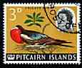 Pitcairn Islands 1964-65 Great Frigate Bird 3d from def set fine used, SG 39