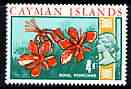Cayman Islands 1969 Royal Poinciana 4d from def set unmounted mint, SG 227*