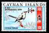 Cayman Islands 1969 Grand Cayman Thrush 1/4c on 1/4d from decimal opt def set unmounted mint, SG 238*