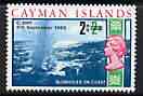 Cayman Islands 1969 Blowholes 2c on 2d from decimal opt def set unmounted mint, SG 240*