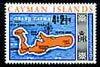 Cayman Islands 1969 Map of Grand Cayman 4c on 2 1/2d from decimal opt def set unmounted mint, SG 242*