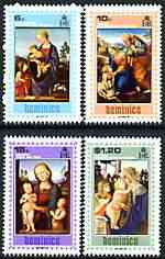 Dominica 1969 Christmas Paintings perf set of 4 unmounted mint, SG 291-94