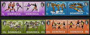 Dominica 1968 Mexico Olympic Games perf set of 8 unmounted mint, SG 237-44