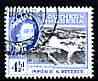 Southern Rhodesia 1953 Victoria Falls 4.5d from def set fine used, SG 83