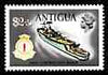 Antigua 1972 HMS London (Destroyer) $2.50 (wmk upright) unmounted mint, SG 333*