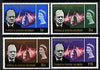 Turks & Caicos Islands 1966 Churchill Commemoration perf set of 4 unmounted mint, SG 262-65