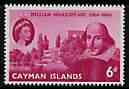 Cayman Islands 1964 400th Birth Anniversary of Shakespeare 6d unmounted mint, SG 183*