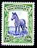 Mozambique Company 1937 Zebra 20c unmounted mint SG 290*