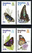Hong Kong 1979 Butterflies perf set of 4 unmounted mint, SG 380-83
