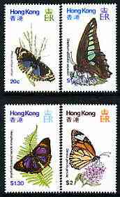 Hong Kong 1979 Butterflies perf set of 4 unmounted mint, SG 380-83