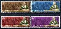 St Lucia 1970 Death Centenary of Charles Dickens perf set of 4 cto used, SG 293-96