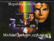 Benin 2009 Michael Jackson perf m/sheet unmounted mint. Note this item is privately produced and is offered purely on its thematic appeal